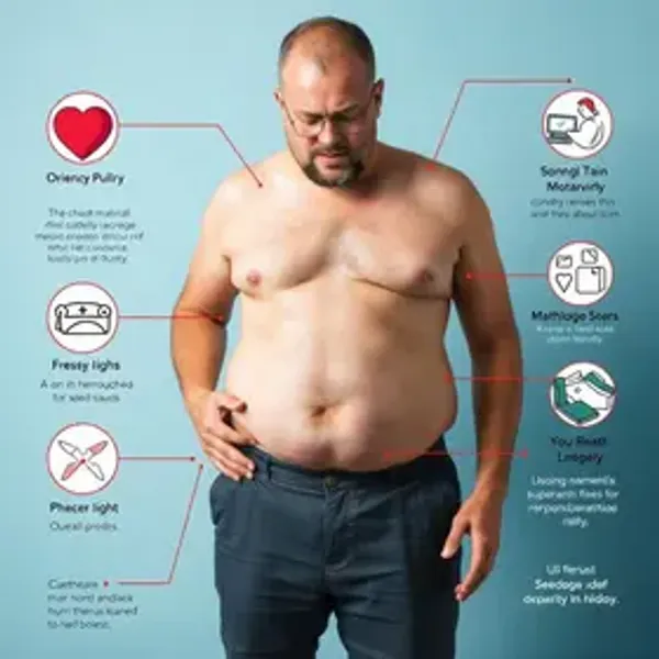 Barriga abdominal masculina riscos: o que saber, cuidados e quando buscar orientação