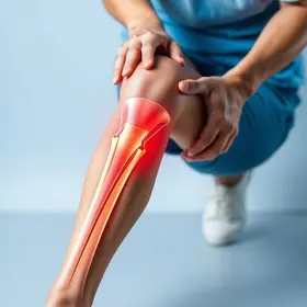 Dor no joelho após queda: o que saber, cuidados e quando buscar orientação